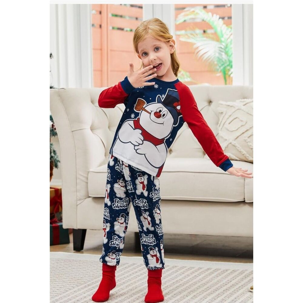 WARNER BROS Frosty the Snowman pajamas kid 6-7